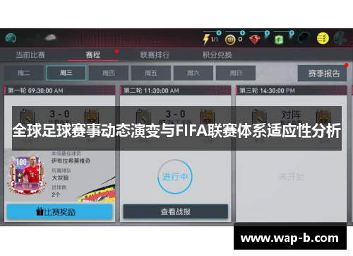 全球足球赛事动态演变与FIFA联赛体系适应性分析